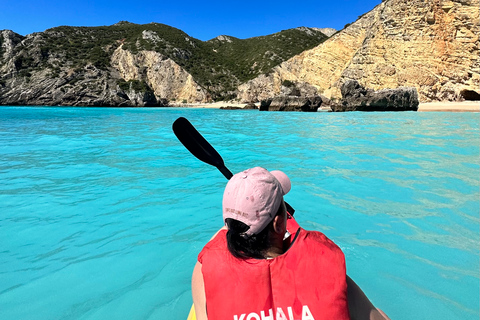 Depuis Lisbonne : Excursion en kayak au parc d'ArrabidaCircuit avec transport depuis Lisbonne