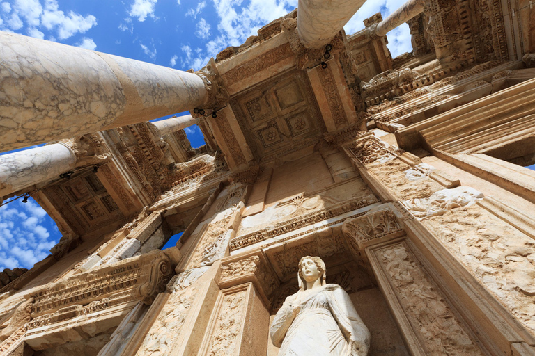 Från Istanbul: Ephesus &amp; Pamukkale Dagsutflykt utan flygFrån Istanbul: Efesos och Pamukkale dagstur utan flyg