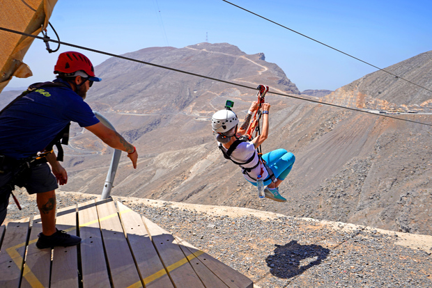 Ras al-Khaimah: Jais Sky Tour Zipline Adventure