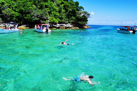 Ilha Grande: Excursión de 6 horas en lancha rápida por las lagunas Azul y Verde