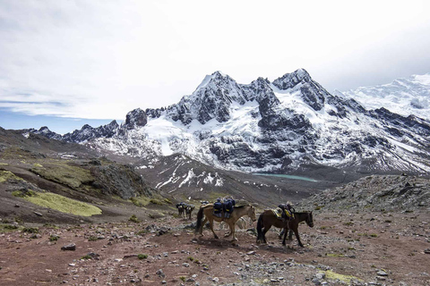 Da Cusco: Percorso Ausangate - Tour delle 7 lagune + PastiPercorso Ausangate - Tour delle 7 lagune + pasti