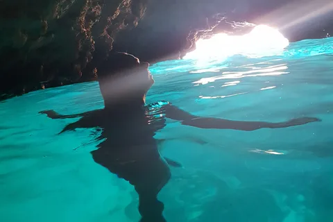 Dubrovnik : Visite des grottes bleues en bateau à moteur