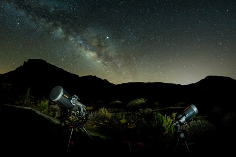 Tenerife : Parc national de Teide : coucher de soleil et observation des étoiles