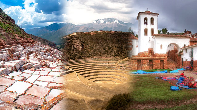 From Cusco: Salt mines of Maras and Moray half day