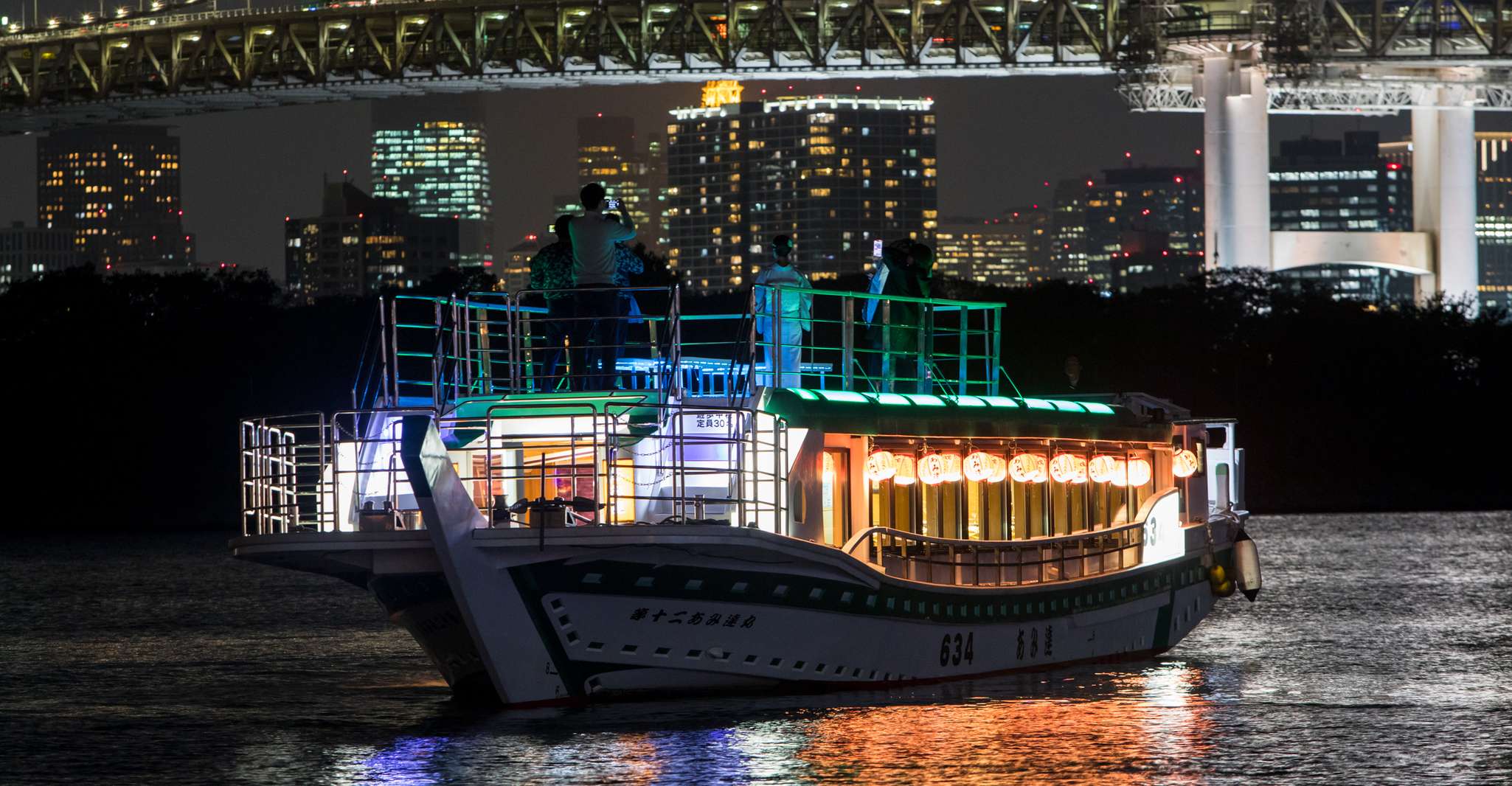 Rivière Sumida, Croisière à dîner japonaise traditionnelle Yakatabune - Hizvo