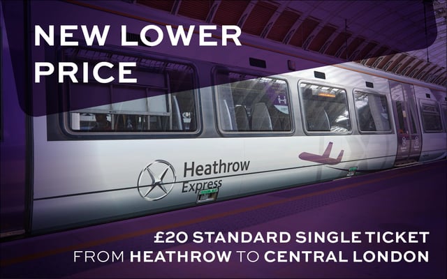 Londra: transfer express in treno da/per l&#039;Aeroporto di Londra-Heathrow