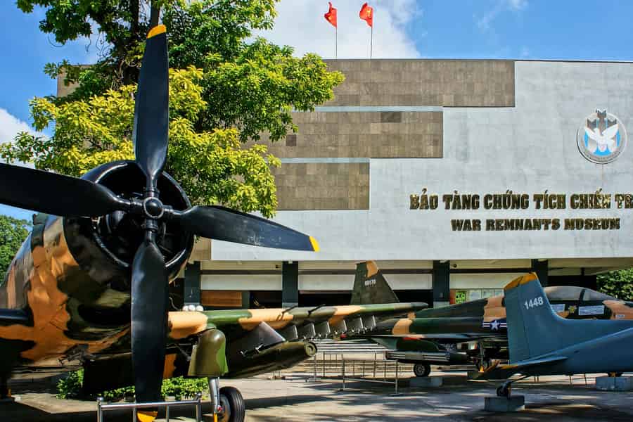 HCM: Rundgang durch das Museum der Kriegsüberreste und den Unabhängigkeitspalast. Foto: GetYourGuide HCM: Rundgang durch das Museum der Kriegsüberreste und den Unabhängigkeitspalast. Foto: GetYourGuide