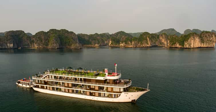 Hanoi: Ha Long Bay Overnight Cruise with Jacuzzi & Balcony | GetYourGuide