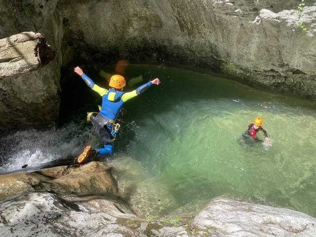 Visit Discovery of canyoning on the Vercors in Les Alpes