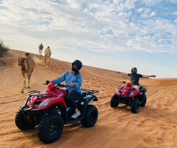 Dubai: Adventure Safari, Quad Bike, Camel Ride & Refreshment