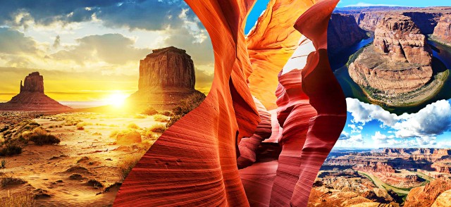 Visit Vegas Antelope Canyon, Monument Valley, & Grand Canyon Tour in Las Vegas