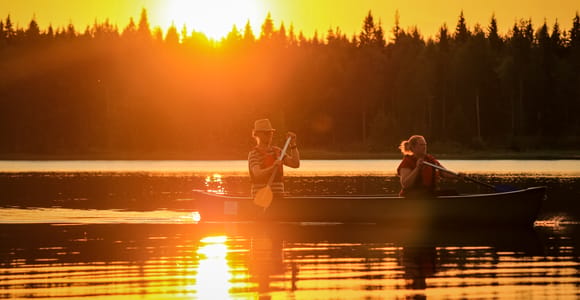 Rovaniemi: Canoeing under the Midnight Sun
