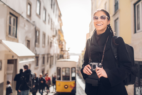 Lissabon: hoogtepunten van privéwandeling met gids door LissabonLissabon: privé begeleide wandeltocht