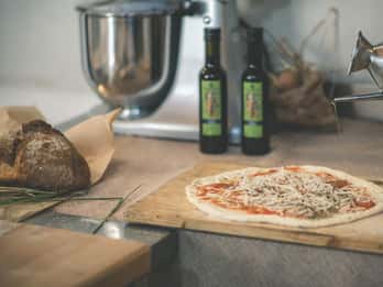 Partinico: Pizza maken op een biologische boerderij met wijn