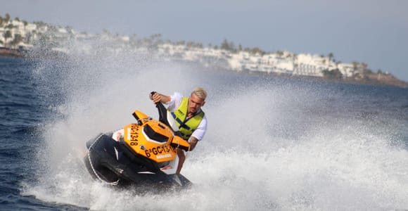 Puerto del Carmen: Single or Double Jet Ski Rental