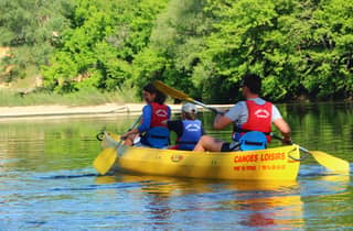 Von Vitrac aus: Kanuverleih auf der Dordogne