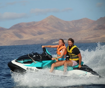 Playa Blanca: 40-minuten jetski-excursie in Marina Rubicón