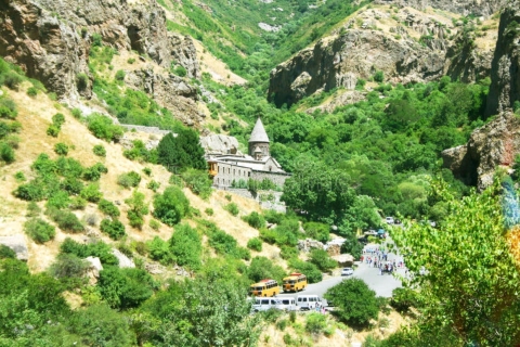 Explore Garni Pagon temple, Geghard cave monastery
