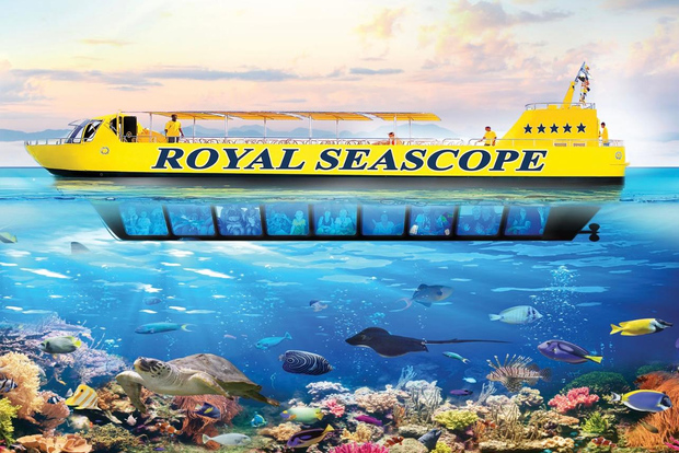 Marsa Alam: Crociera sottomarina Royal Seascope con servizio di prelievo