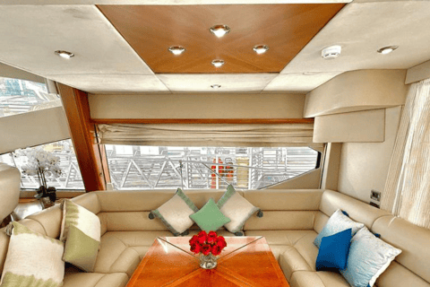 Dubai: Scenisk kryssning med privat yacht och badstoppDubai: Privat sightseeingkryssning med yacht i 01 timme