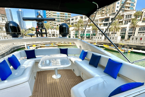 Dubai: Sightseeingcruise op privéjacht met zwemstop