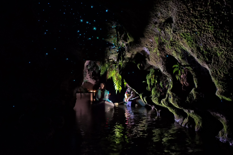 Rotorua : Excursion en kayak sur les vers luisants