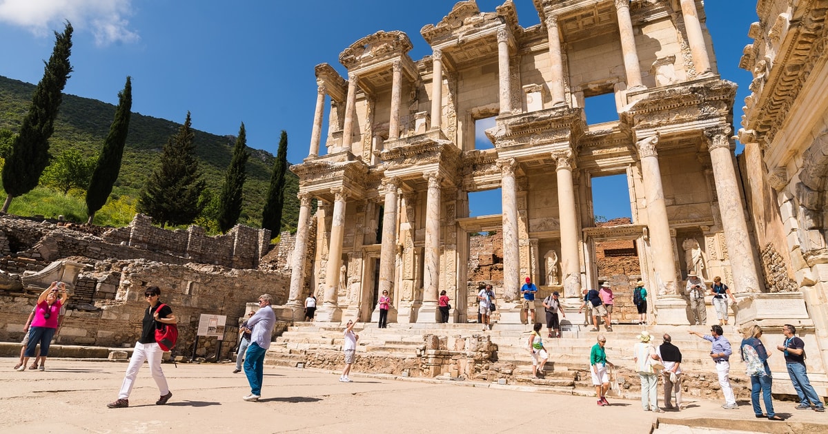 From Kusadasi Ephesus & House of Virgin Mary Guided Tour GetYourGuide From Kusadasi Ephesus & House of Virgin Mary Guided Tour GetYourGuide