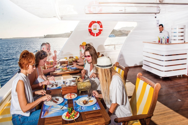 Elite-Vip-Kreuzfahrt ab Sharm mit Schnorcheln und Mittagessen