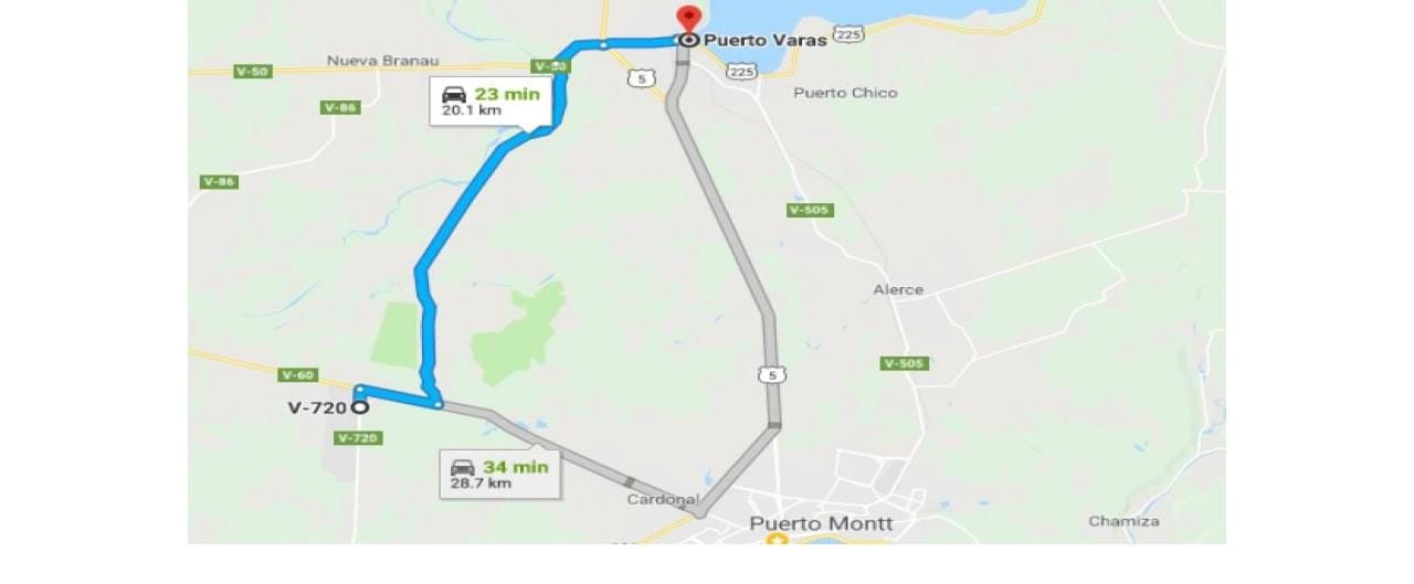 Puerto Varas: Transfer zum Flughafen Puerto Montt