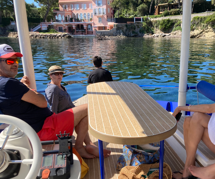 Nice: Privat cruise på Den franske riviera med soldrevet båt