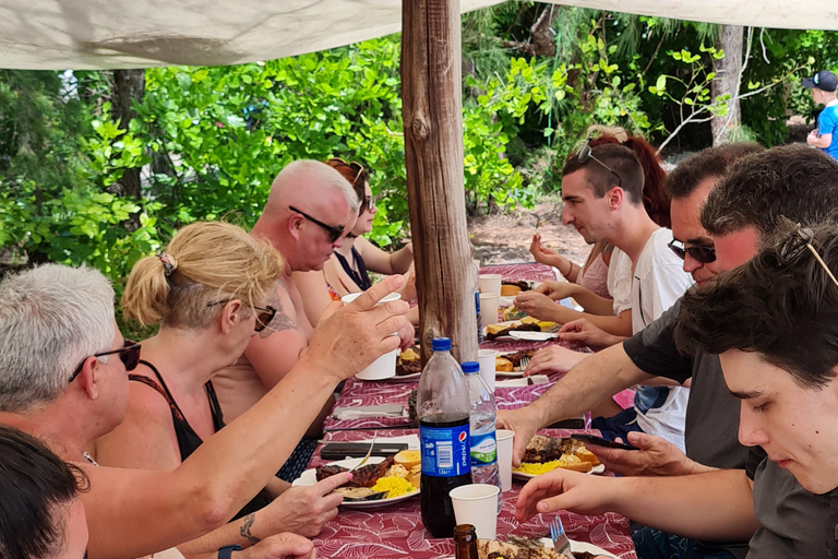 Mauritius: wodospad Ile Aux Cerfs, lunch i nurkowanie z rurką