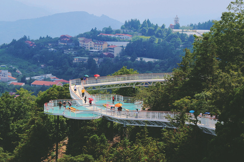 Nantou: Bilet na Qingjing SkywalkSkywalk+Szwajcarski ogród+Zielona trawa