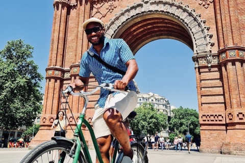 Verken Barcelona per fiets en foto's maken