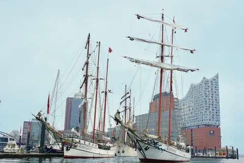 Verjaardag haven Hamburg: Cruise op Tall Ship