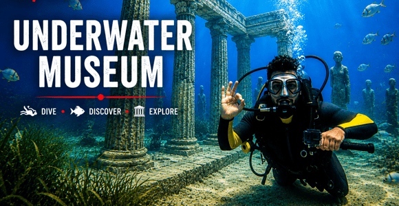 Side: Underwater Museum Scuba Diving Tour with Lunch
