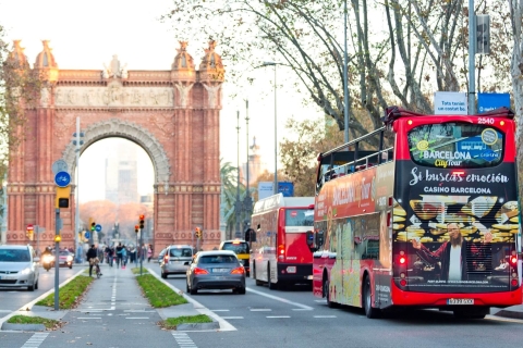 Barcelona: Hop-On Hop-Off Bus und Moco Museum Ticket24-Stunden-Ticket