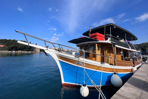 Dubrovnik : croisière dans les îles Élaphites avec déjeuner et boissonsDubrovnik : croisière d'une journée aux îles Élaphites avec déjeuner