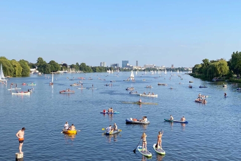 Hamburg: 3-godzinna wycieczka rowerowa wokół jeziora Outer Alster