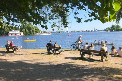 Radtour um die Alster & durch traumhafte Alsterviertel