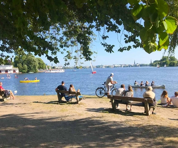 Radtour um die Alster & durch traumhafte Alsterviertel
