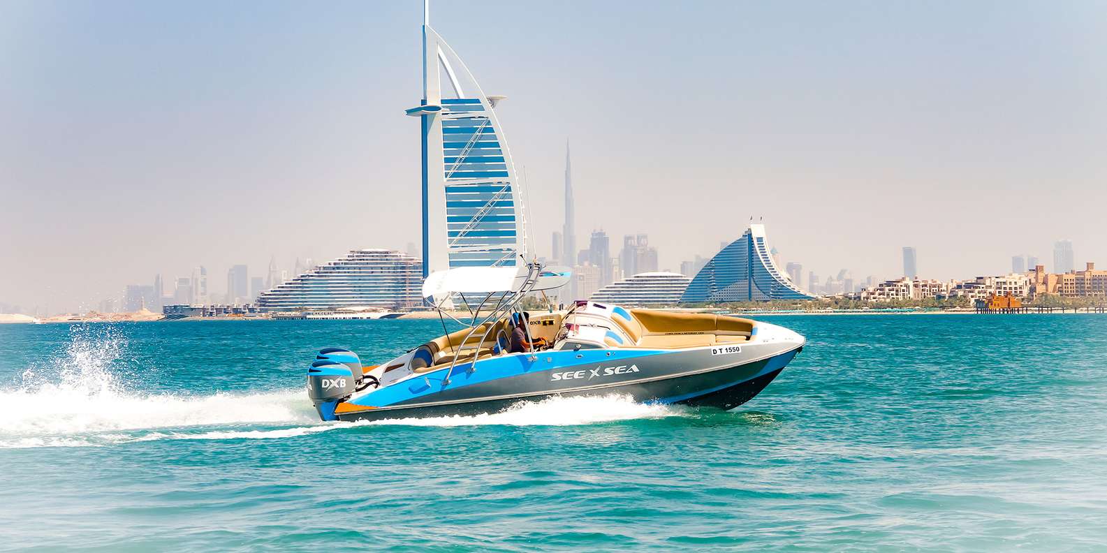 Dubai: Marina Private Boat Tour & Palm Jumeirah Sightseeing | GetYourGuide