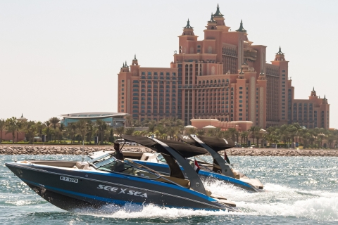 Dubai Marina: Private Bootstour & Palm-Jumeirah-SightseeingDubai: 60-minütige, private Sightseeing-Tour im Luxusboot