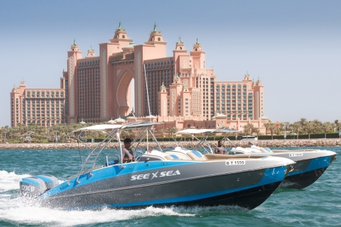 Dubai Marina: Private Bootstour & Palm-Jumeirah-SightseeingDubai: 2-stündige private Sightseeing-Tour im Luxusboot