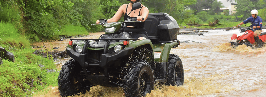 Jaco Beach et Los Suenos : Double arrêt quad et chutes d'eau