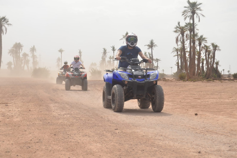 From Marrakech: Palm Grove Quad Bike Tour with Mint Tea