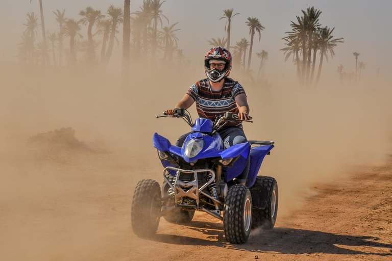 Da Marrakech: Tour in quad del palmeto con tè alla menta