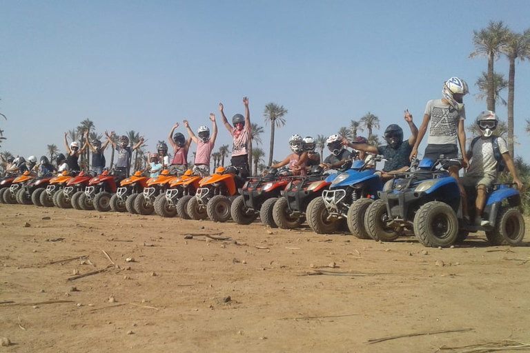 De Marrakech: Passeio de quadriciclo em Palm Grove com chá de menta