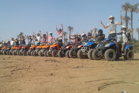 Da Marrakech: Tour in quad del palmeto con tè alla menta