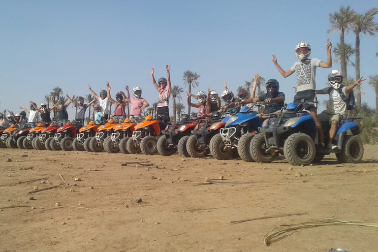 Da Marrakech: Tour in quad del palmeto con tè alla menta