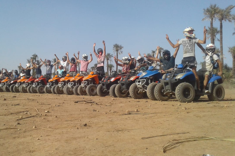 From Marrakech: Palm Grove Quad Bike Tour with Mint Tea